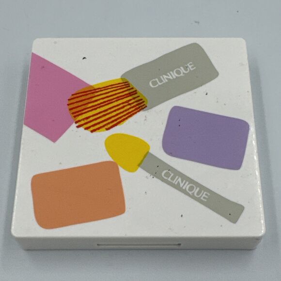 Clinique Eye Shadow+ Blush Palette 06 Neutral Territory & Fig Brush & App Makeup - Picture 3 of 4